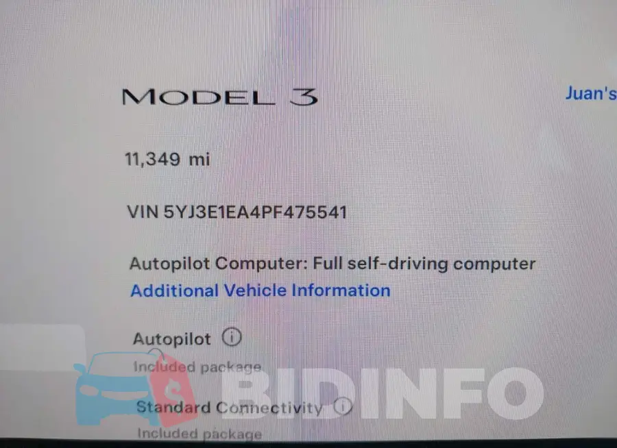 5YJ3E1EA4PF475541 Photo# 7
