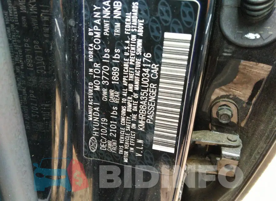 KMHRB8A35LU034176 Photo# 9