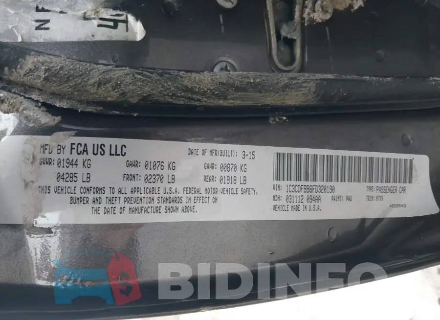 1C3CDFBB6FD320190 Photo# 9