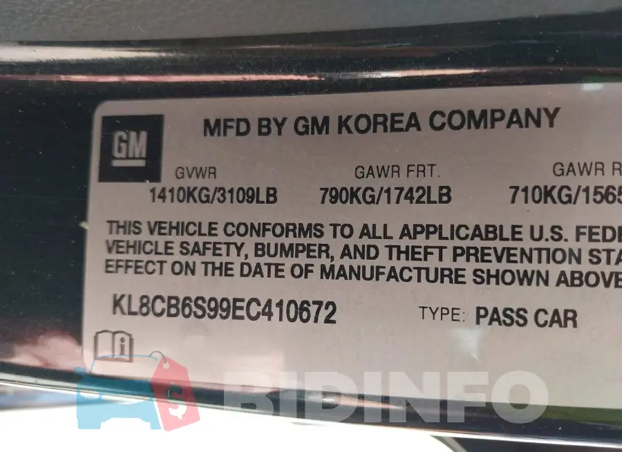 KL8CB6S99EC410672 Photo# 9