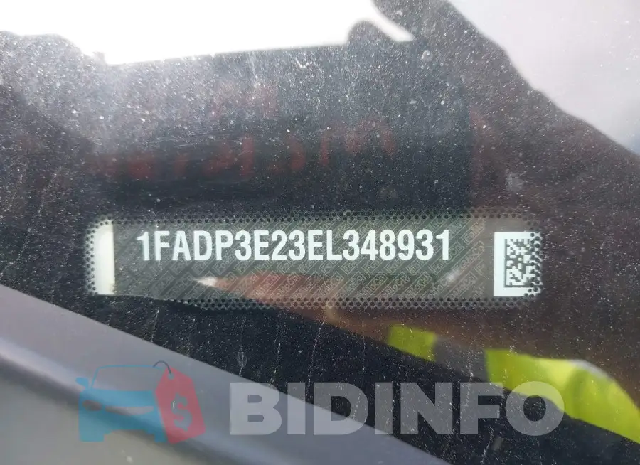 1FADP3E23EL348931 Photo# 9