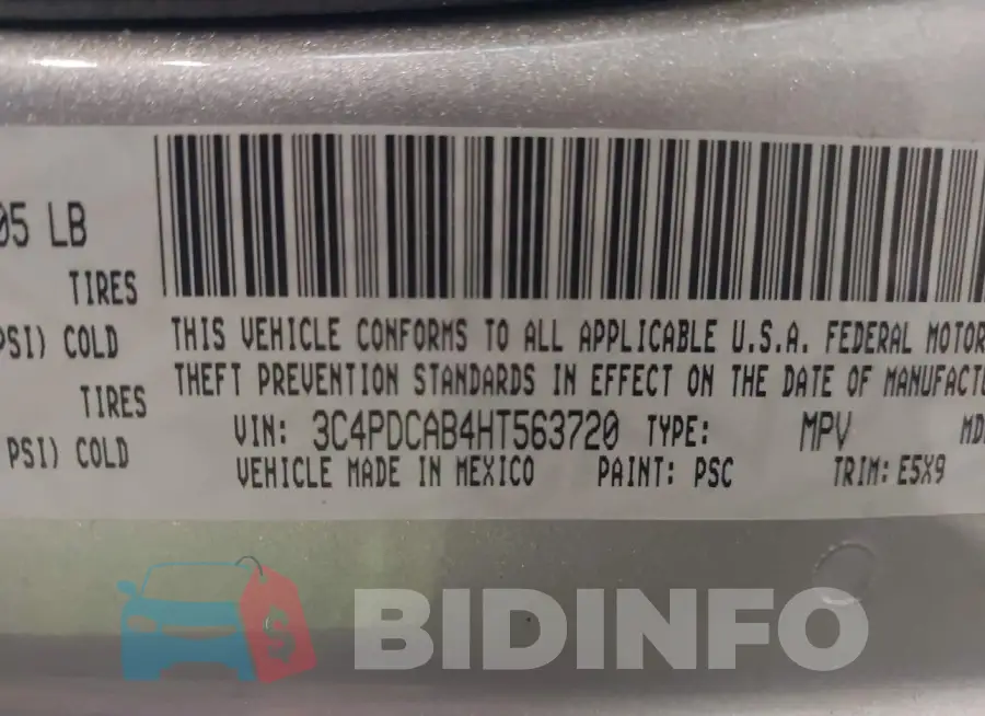 3C4PDCAB4HT563720 Photo# 9