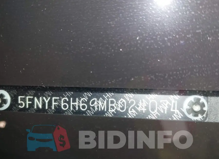 5FNYF6H69MB024074 Photo# 17