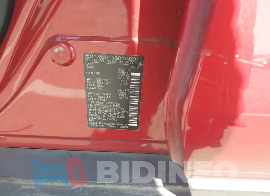 KNMAT2MT3GP656562 Photo# 9