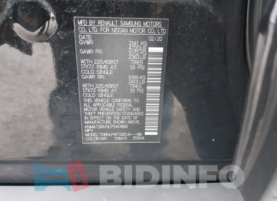 KNMAT2MV5LP540968 Photo# 9