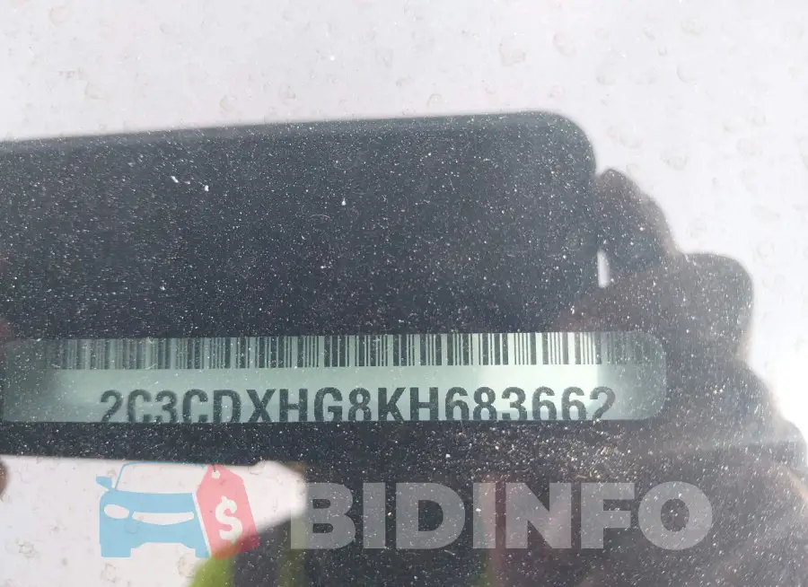 2C3CDXHG8KH683662 Photo# 9