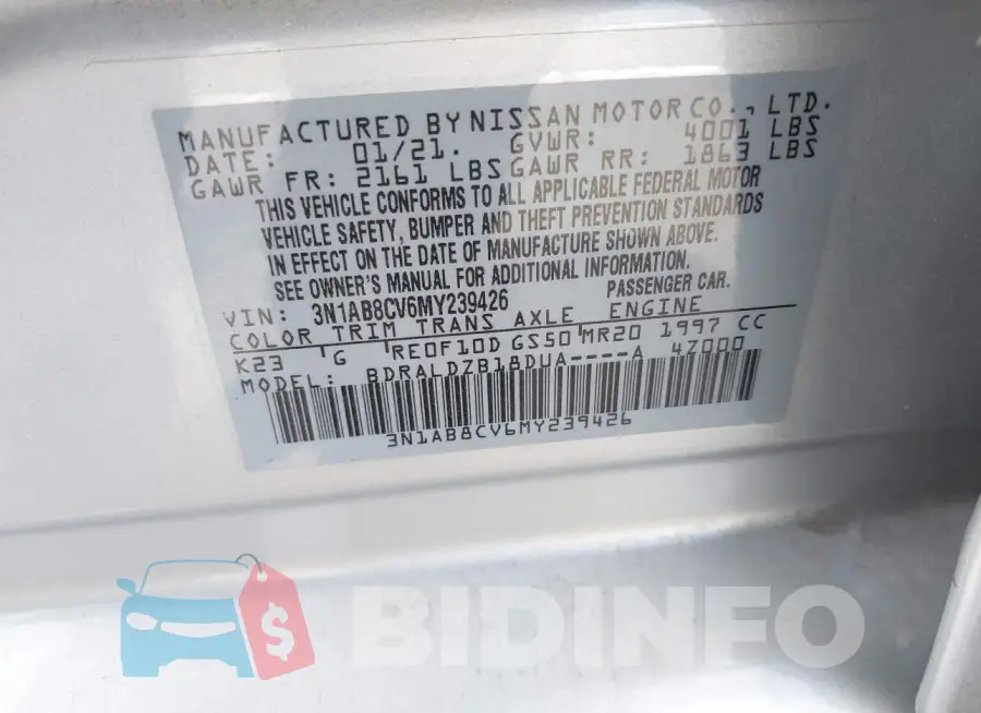 3N1AB8CV6MY239426 Photo# 9