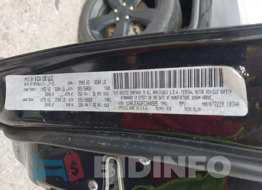 1C4RJEAG3FC944525 Photo# 9
