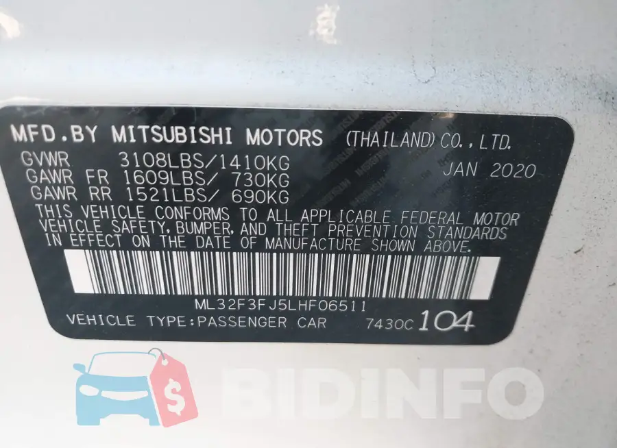 ML32F3FJ5LHF06511 Photo# 9