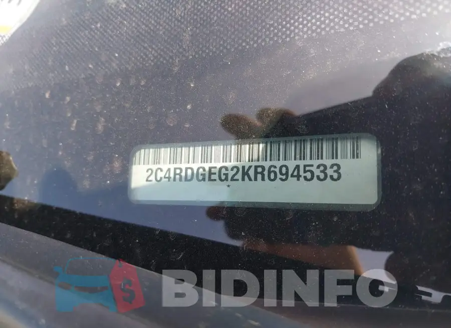 2C4RDGEG2KR694533 Photo# 17