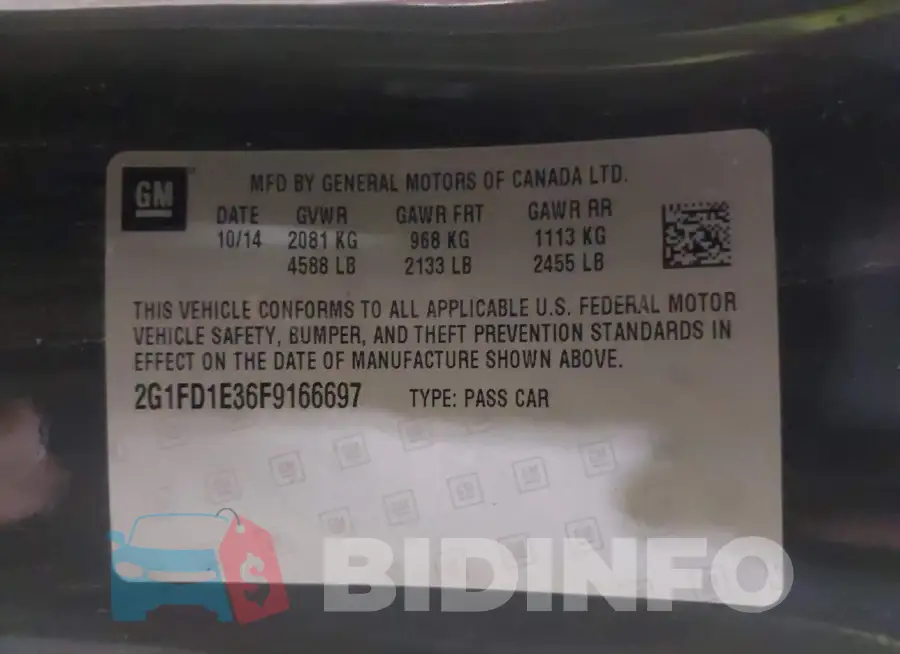 2G1FD1E36F9166697 Photo# 9