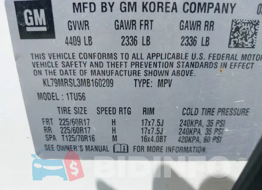KL79MRSL3MB160209 Photo# 9