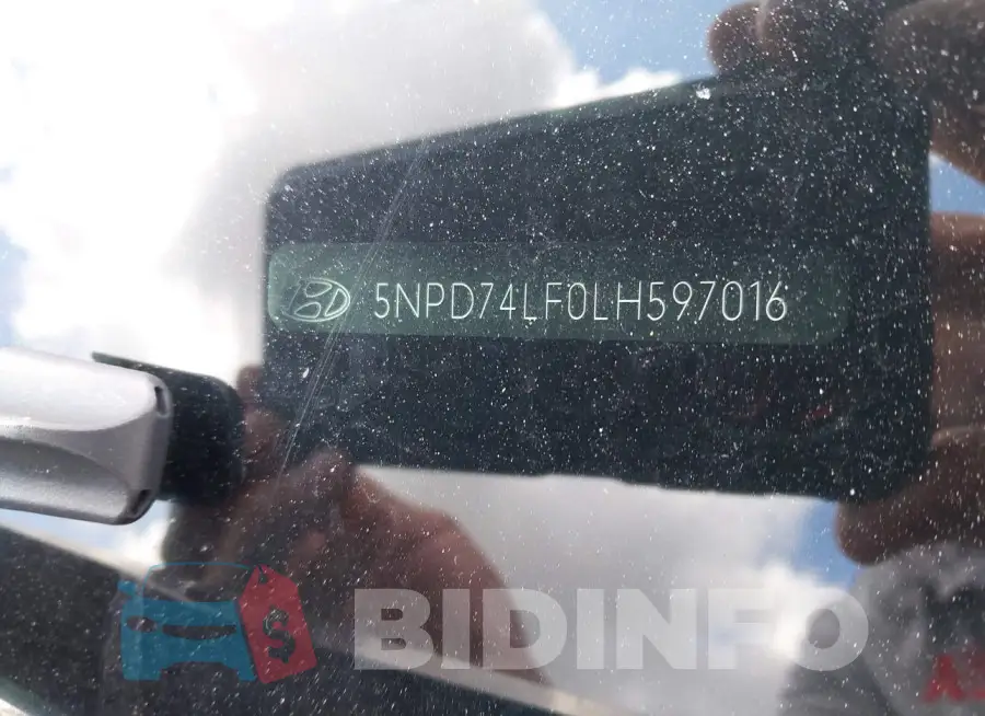 5NPD74LF0LH597016 Photo# 9