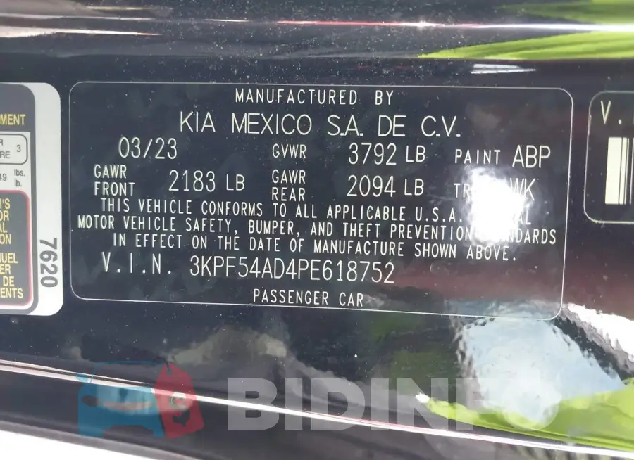 3KPF54AD4PE618752 Photo# 9