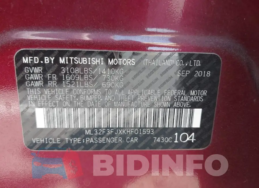 ML32F3FJXKHF01593 Photo# 9