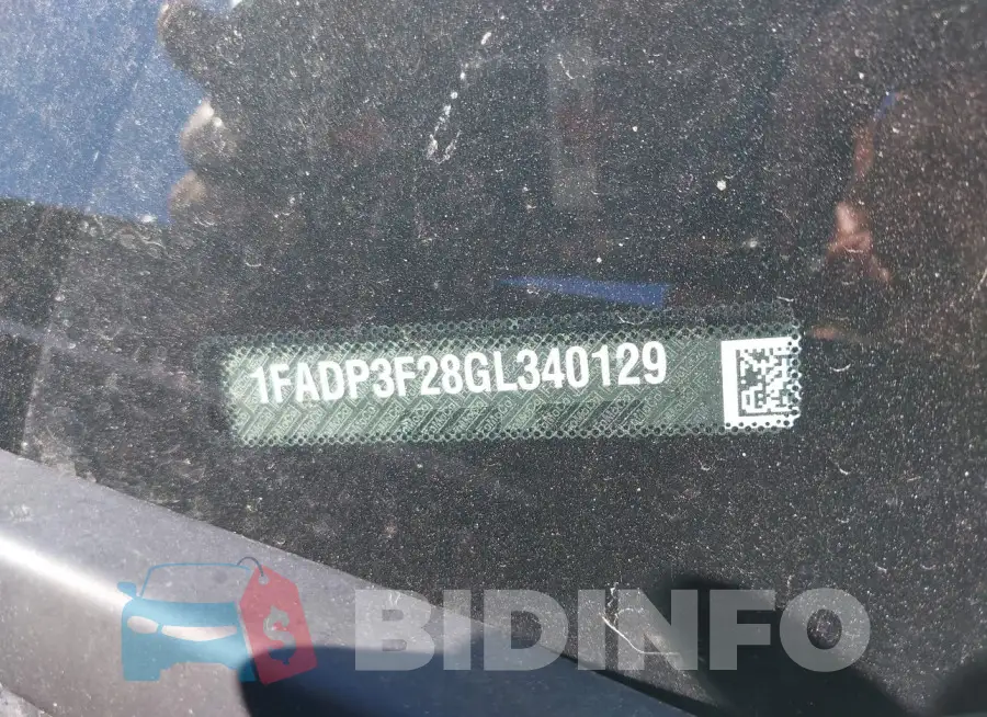 1FADP3F28GL340129 Photo# 9