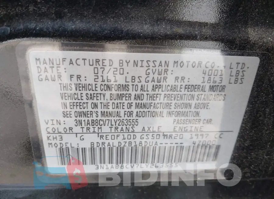 3N1AB8CV7LY263555 Photo# 9