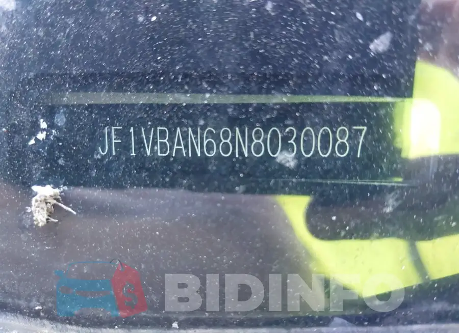 JF1VBAN68N8030087 Photo# 9