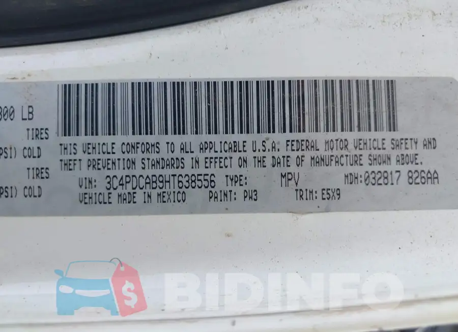 3C4PDCAB9HT638556 Photo# 9