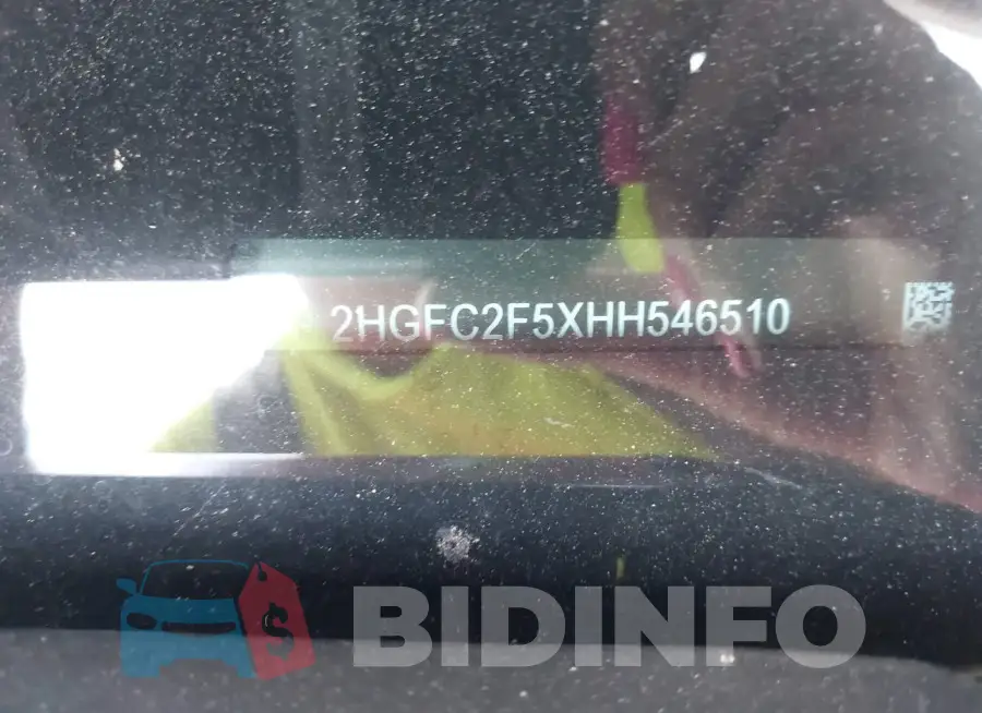 2HGFC2F5XHH546510 Photo# 9