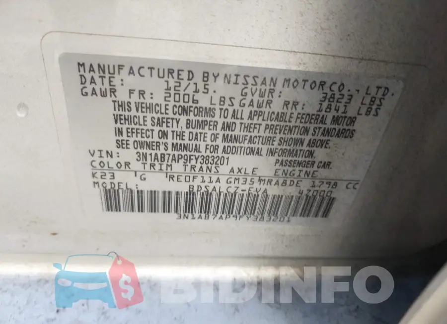 3N1AB7AP9FY383201 Photo# 9