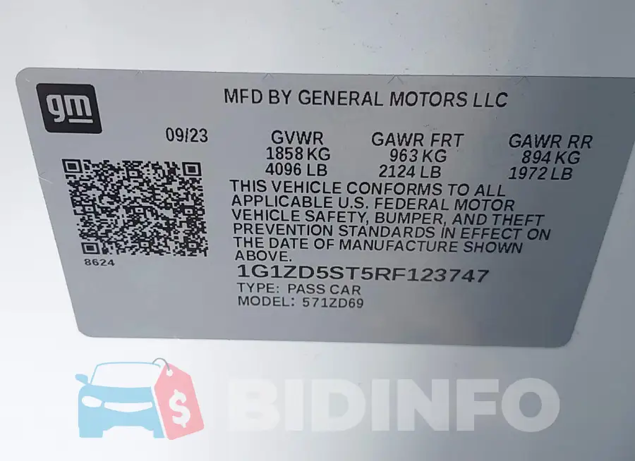 1G1ZD5ST5RF123747 Photo# 9