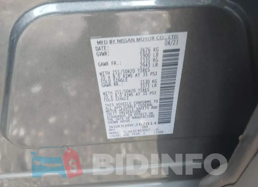5N1DR3CD9PC262014 Photo# 9