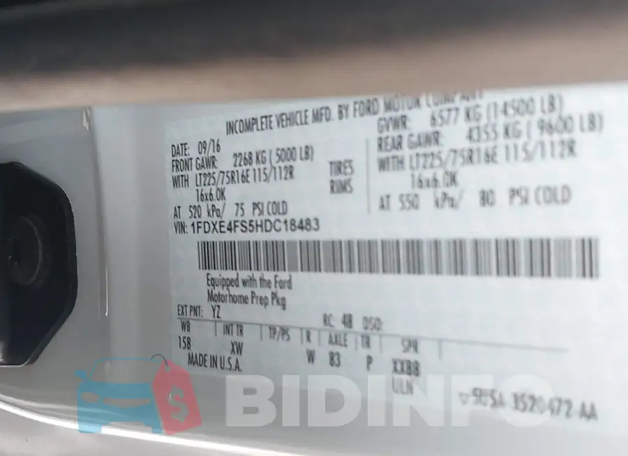 1FDXE4FS5HDC18483 Photo# 9