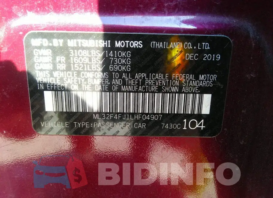 ML32F4FJ1LHF04907 Photo# 9