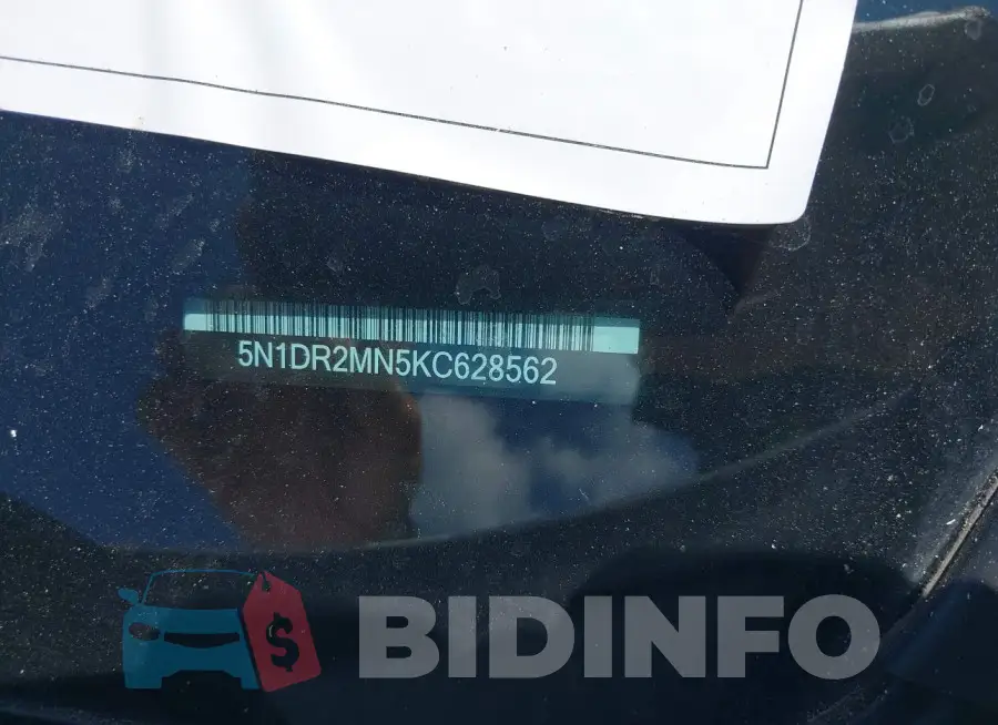 5N1DR2MN5KC628562 Photo# 9