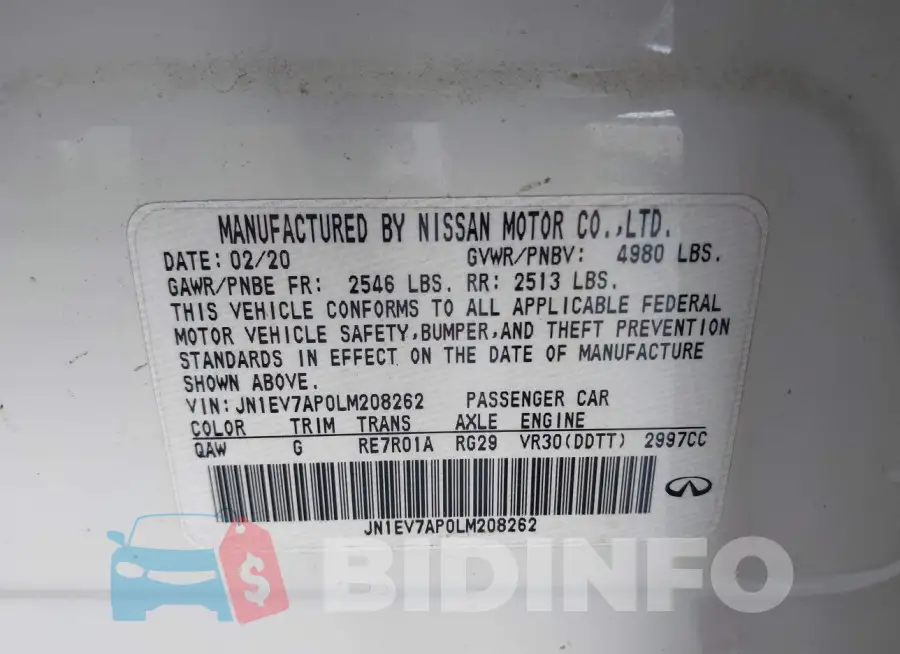 JN1EV7AP0LM208262 Photo# 9
