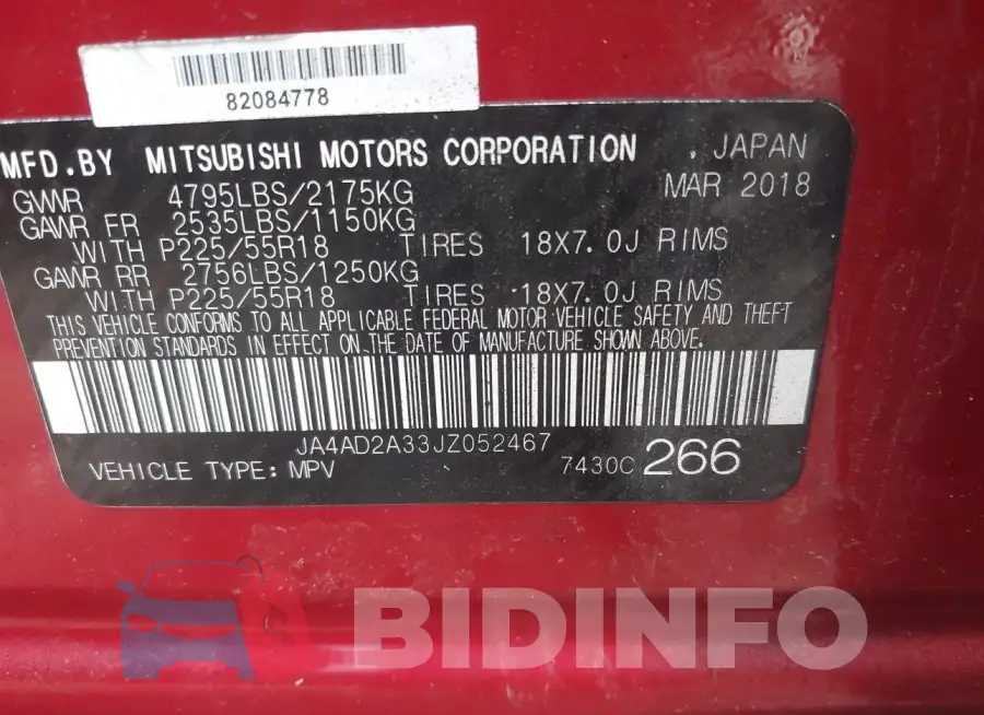 JA4AD2A33JZ052467 Photo# 9