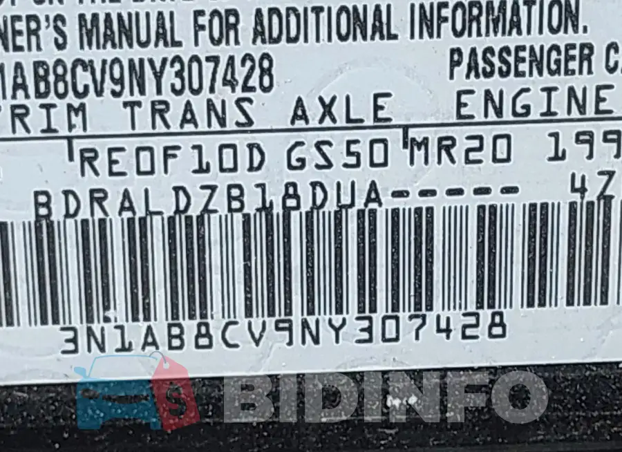 3N1AB8CV9NY307428 Photo# 9