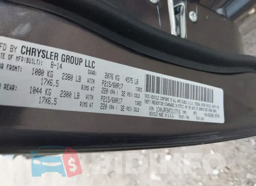 1C4NJRFBXFD117716 Photo# 9