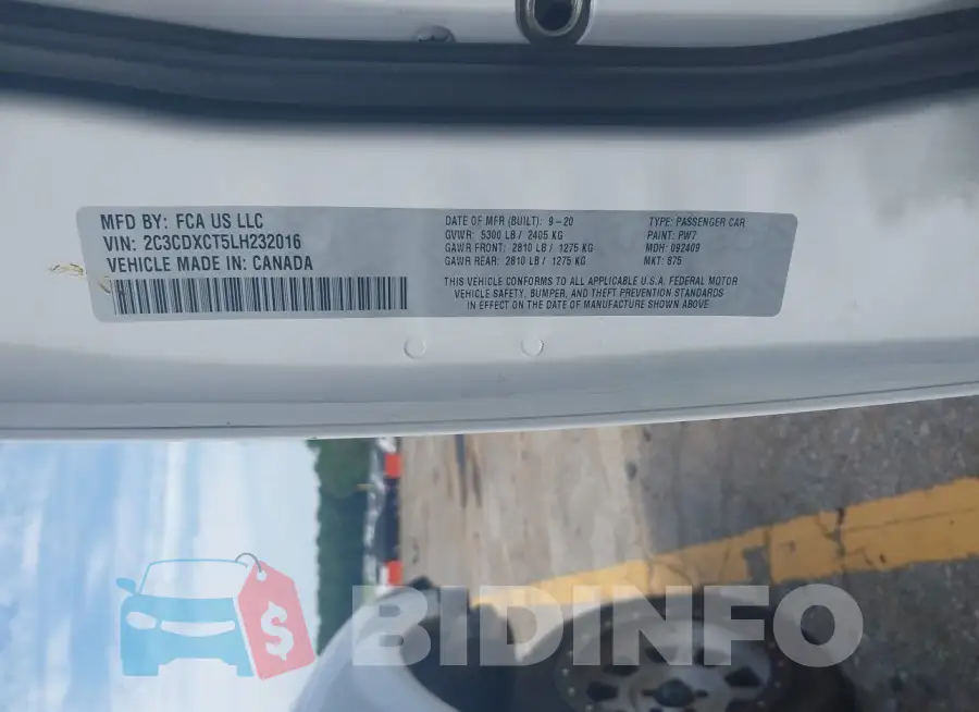 2C3CDXCT5LH232016 Photo# 9