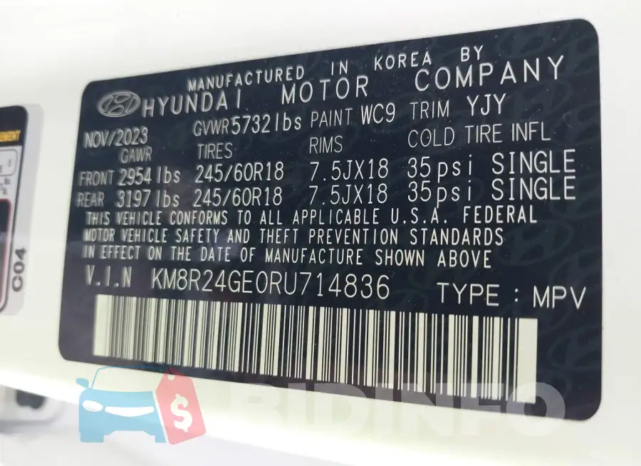 KM8R24GE0RU714836 Photo# 9
