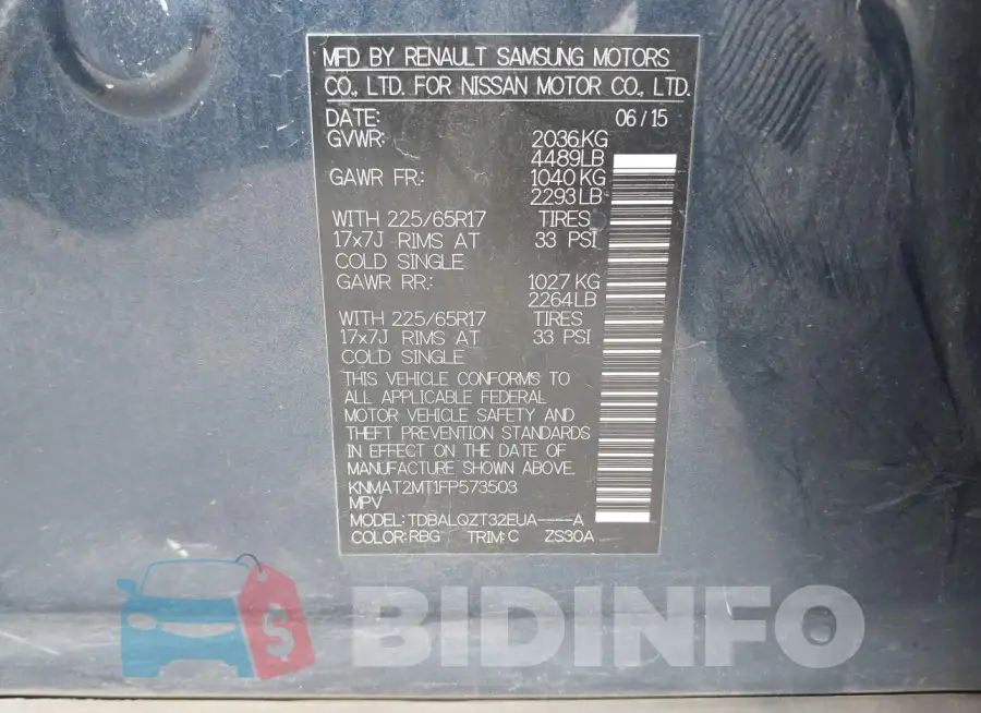 KNMAT2MT1FP573503 Photo# 9