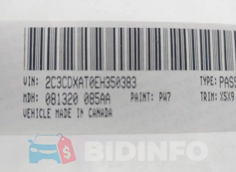 2C3CDXAT0EH350383 Photo# 9
