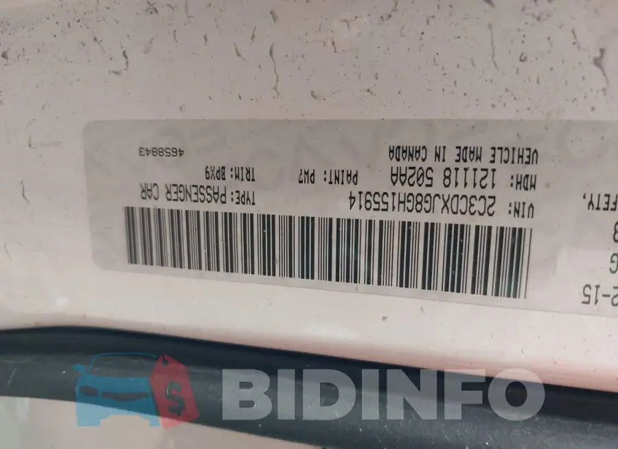 2C3CDXJG8GH155914 Photo# 9