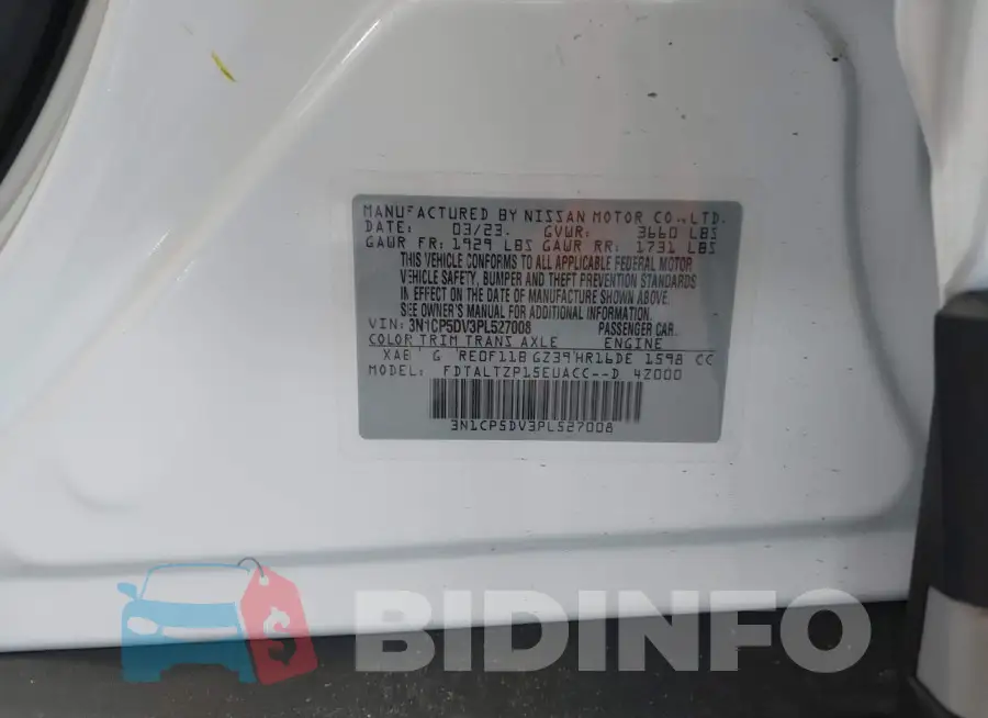 3N1CP5DV3PL527008 Photo# 9