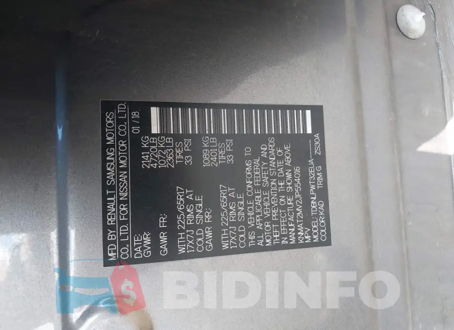 KNMAT2MV2JP554016 Photo# 9