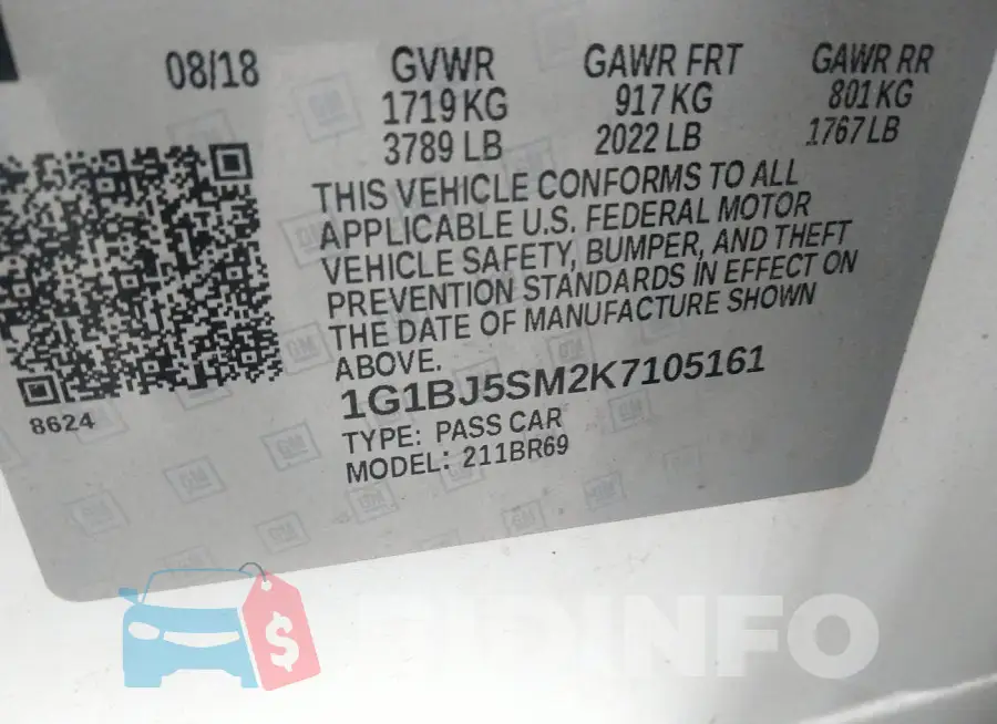 1G1BJ5SM2K7105161 Photo# 9
