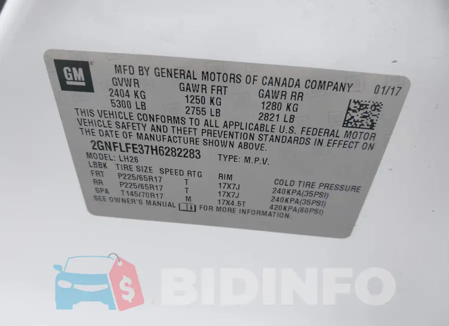 2GNFLFE37H6282283 Photo# 9