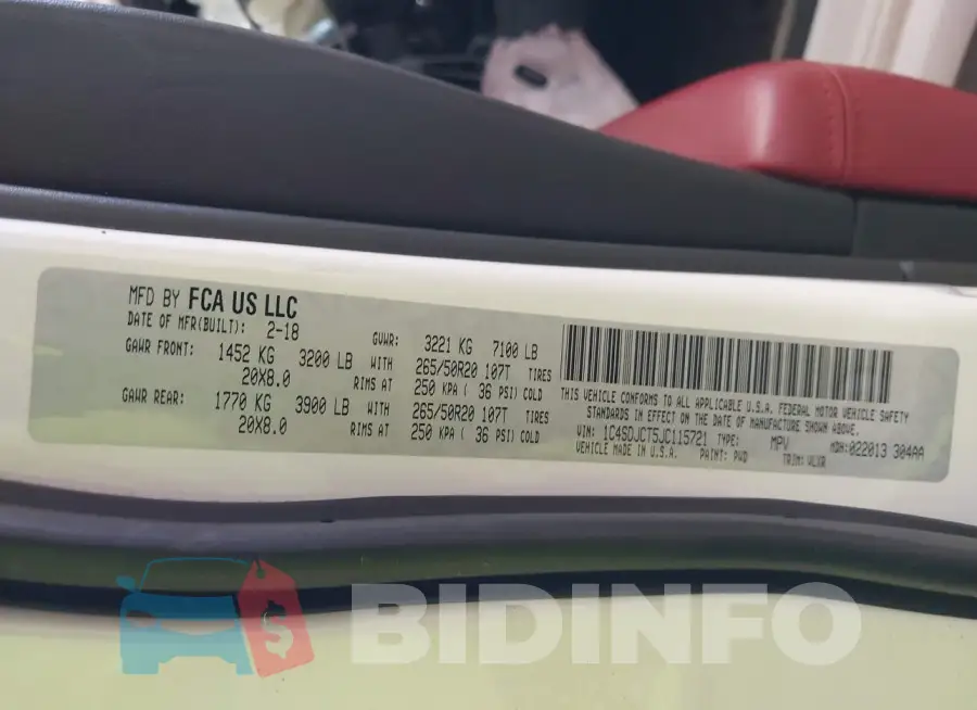 1C4SDJCT5JC115721 Photo# 9