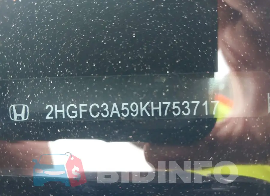 2HGFC3A59KH753717 Photo# 17