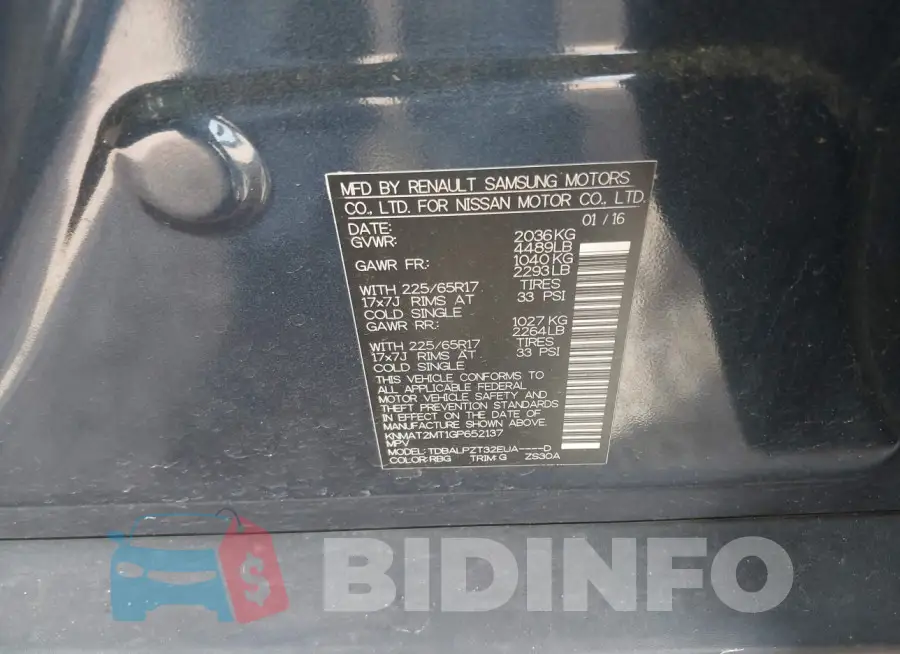KNMAT2MT1GP652137 Photo# 9