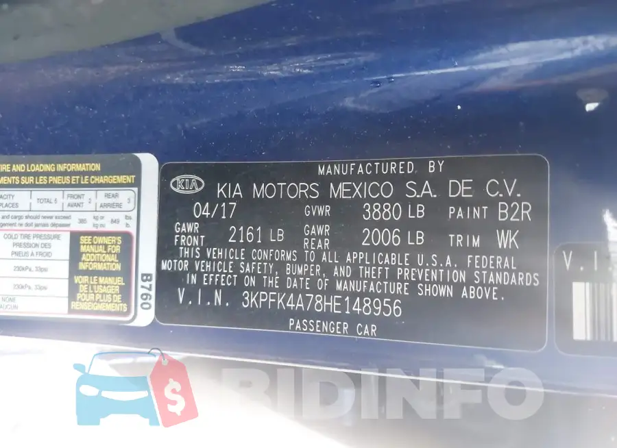 3KPFK4A78HE148956 Photo# 9