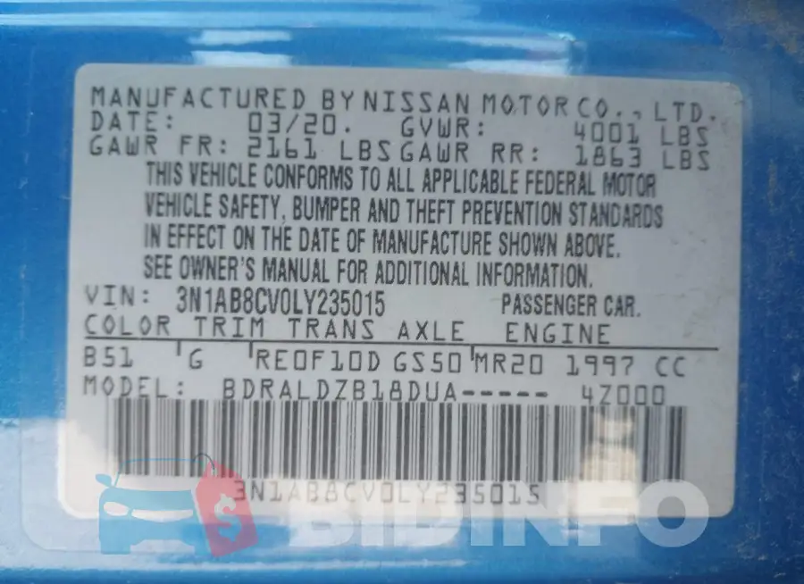 3N1AB8CV0LY235015 Photo# 9