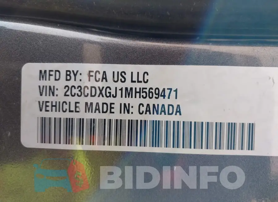 2C3CDXGJ1MH569471 Photo# 9