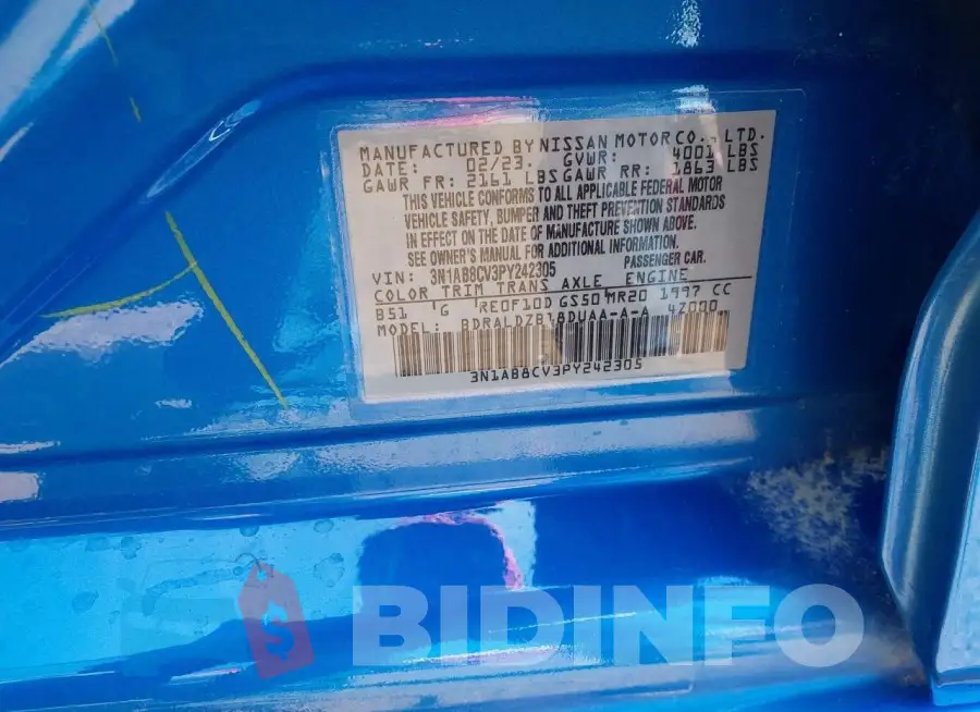 3N1AB8CV3PY242305 Photo# 9